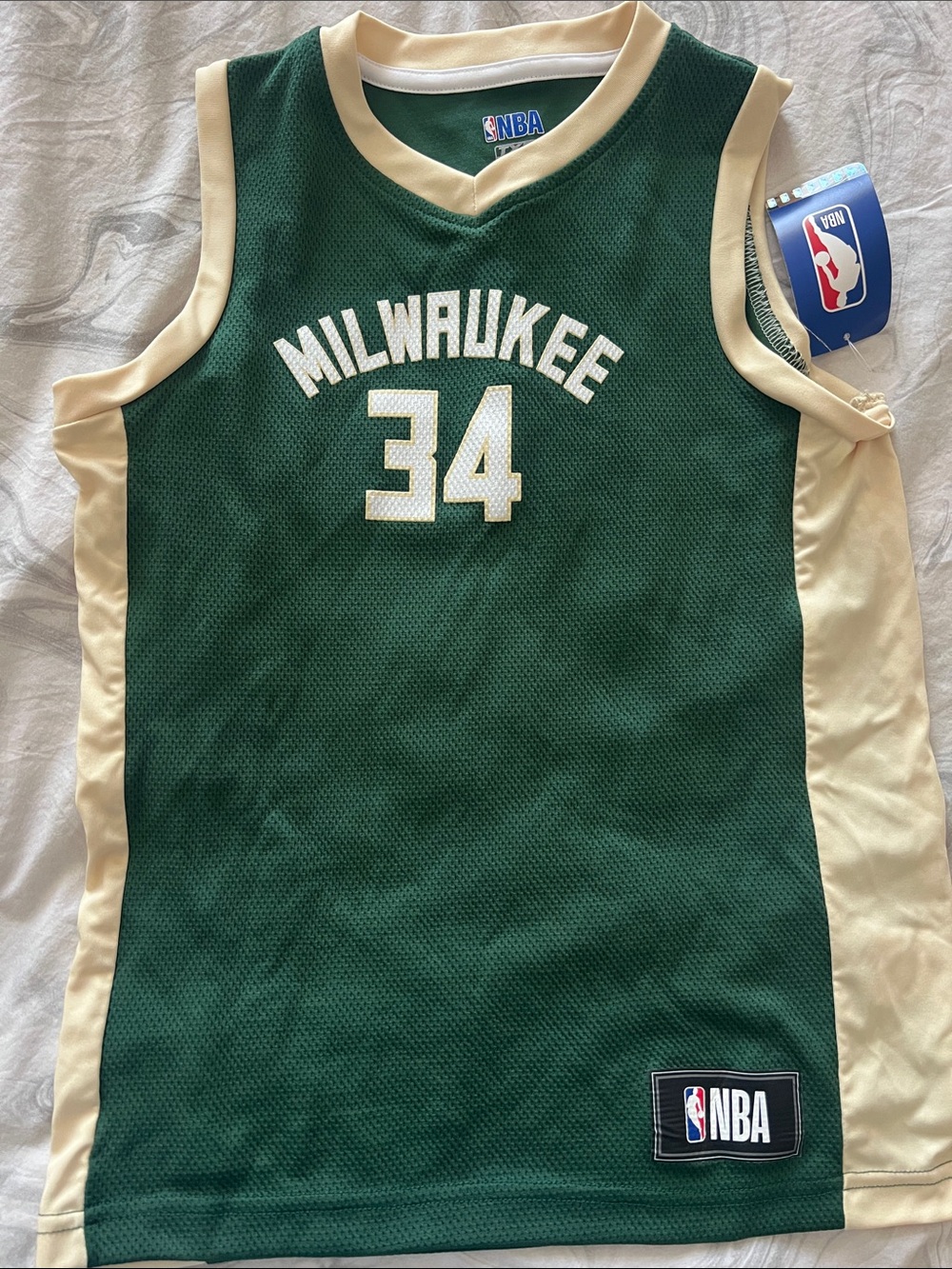 Kids Milwaukee, NBA jersey Giannis Antetokounmpo Official Team Apparel (S)